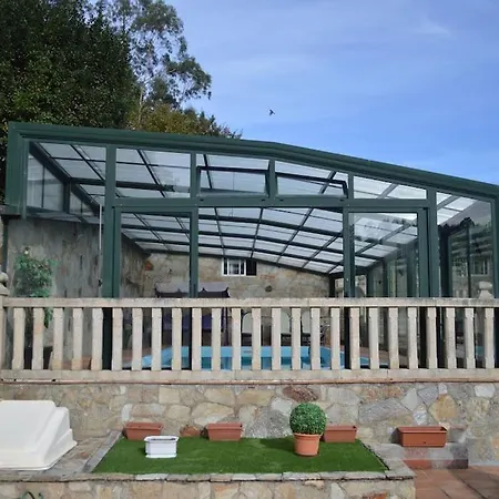 Isaac - Casa Con Piscina Cerca De Santiago De Compostela Amés