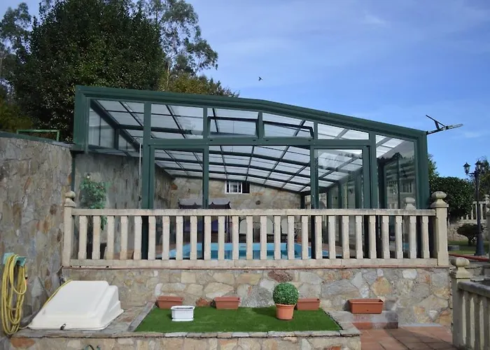 Isaac - Casa Con Piscina Cerca De Santiago De Compostela Amés